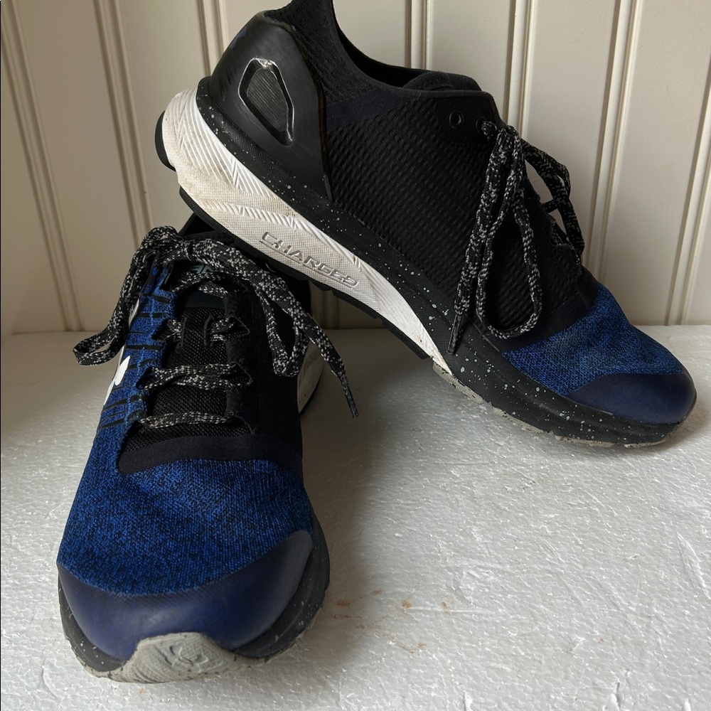 Under Armour Women Charged Bandit2 LaceUp Running Athletic Sneakers size 9 blue